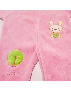 pijama manta infantil en coralina para bebe modelo arbolito montesinos