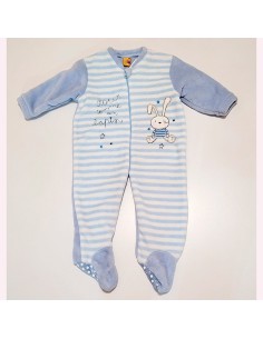 pijama manta en coralina infantil conejito estrella de muslher
