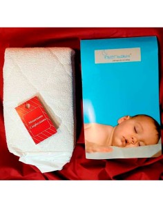 protector acolchado para minicuna en algodón y pvc de interbaby 2