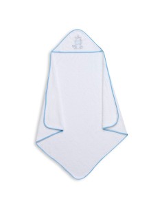 caja de regalo para bebe con papa de baño y lampara de noche estrella modelo unicornio en blanco y azul de interbaby 2