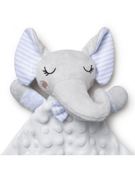 interbaby dou dou suave para bebe elefante azul de interbaby