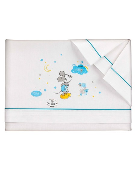 sabanas para maxi cuna de verano modelo mickey ovejas de interbaby