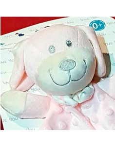 dou dou para bebe modelo perro en rosa de interbaby