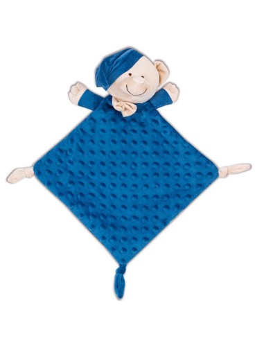 dou dou oso gorro para bebe en azul