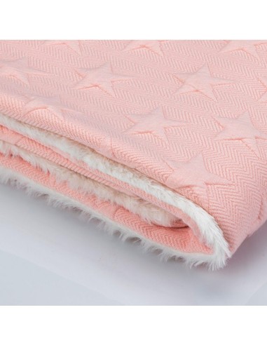 manta para bebe universo rosa de interbaby