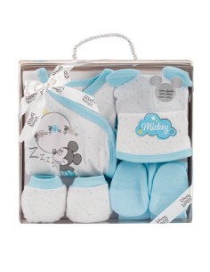 conjunto para recién nacido en algodón mickey de interbaby