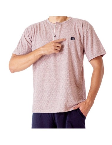 pijama en manga corta para hombre modelo vino de dormen