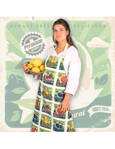 Delantal de cocina American fruits