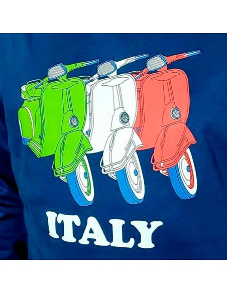 pijama en algodón felpado para invierno motos italia