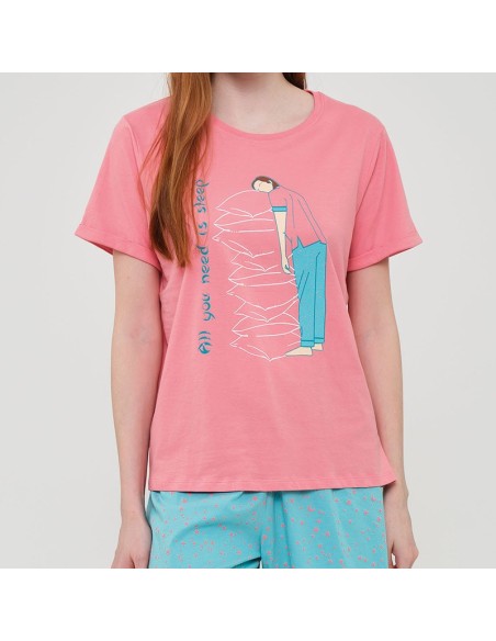 pijama de verano para mujer de muydemi modelo sueño