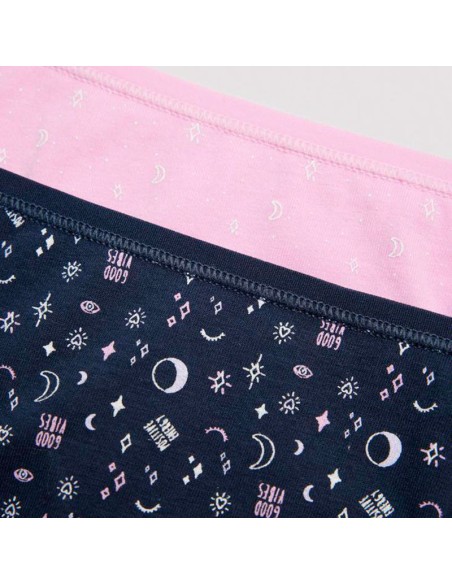 pack de 2 tangas de algodón de ysabel mora para mujer modelo luna