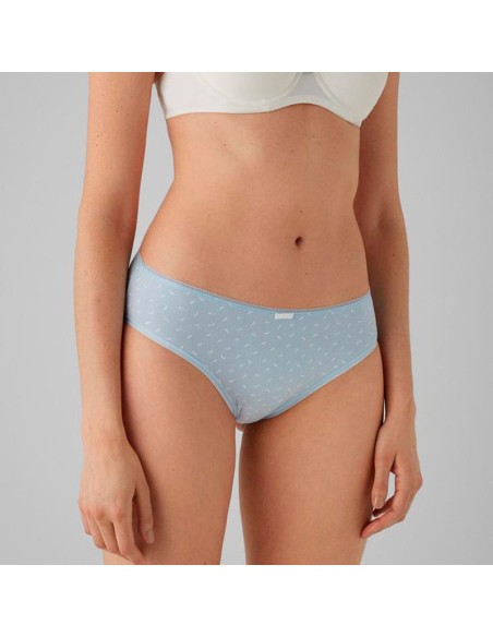 braga midi en celeste para mujer de ysabel mora del pack modelo plumas
