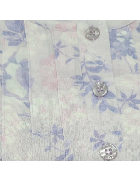 camisón de mujer de lady belty modelo sueño malva en manga corta