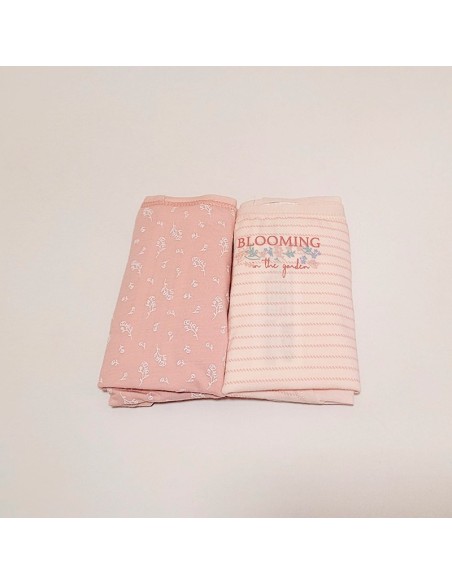pack de tangas en algodón modelo primavera de ysabel mora rosa palo y salmón