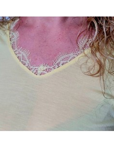 pijama de mujer modal fino para entre tiempo promise amanecer floral 2