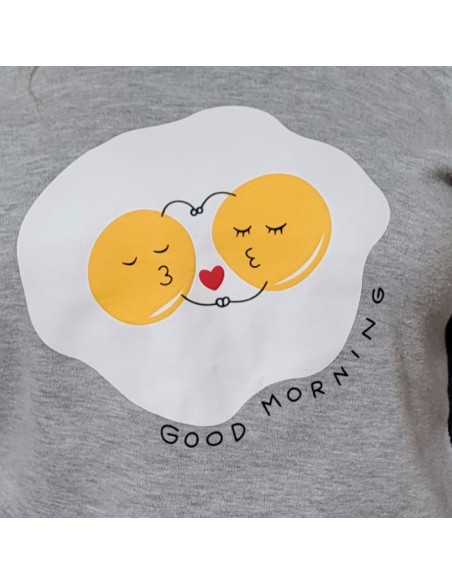 pijama de mujer huevos fritos de promise en algodón de invierno