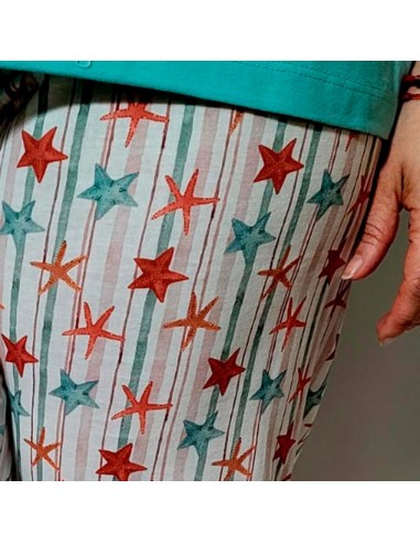 pantalón pirata del pijama estrella de leniss de mujer