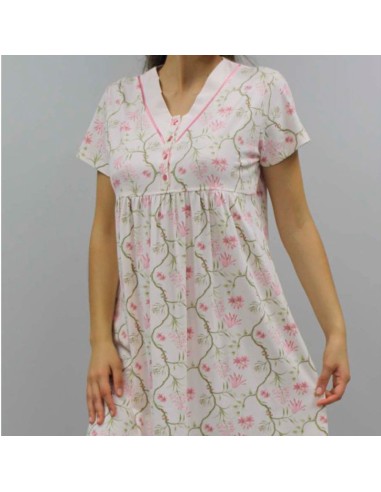 camisón en manga corta para mujer modelo maite de sonia