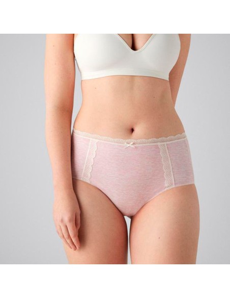 braga de algodón para mujer pack de 2 ysabel mora flor gris