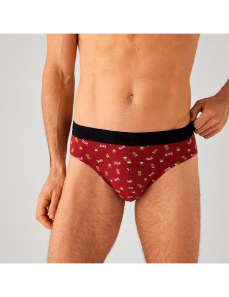 slip de hombre pack de 2 en algodón rica cerveza de ysabel mora