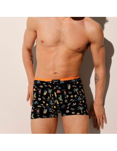Bóxer de algodón para hombre en negro del pack de 2 de ysabel mora tortugas marinas