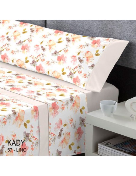 sabanas para verano de tela modelo kady en beig de catotex