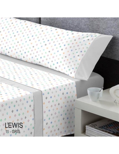 juego de sabanas de catotex para verano lewis en gris