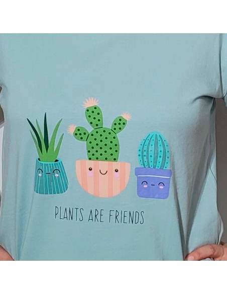 Pijama de pantalón pirata Cactus Sonia - 3