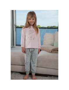 Pijama de spandex Invierno rosa