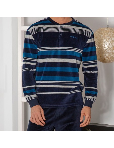 pijama de hombre para invierno modelo pablo de muslher