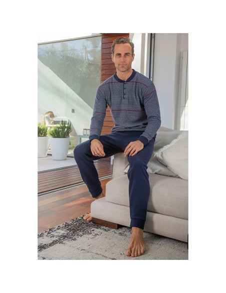 pijama muslher para hombre en punto milano modelo iker