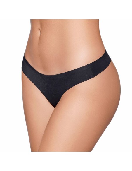 tanga de mujer corte láser en negro de selene