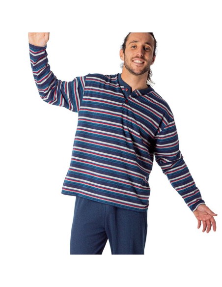 pijama para hombre en algodón fino modelo raúl de dormen