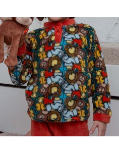 pijama de invierno infantil modelo zoo en coralina de muslher 2