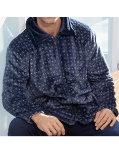 bata de hombre corta con cremallera modelo Arnold de muslher 2