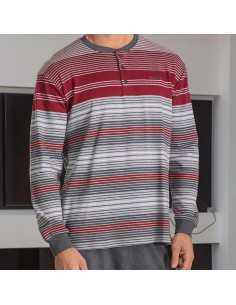 pijama de hombre en algodón fino para entre tiempo modelo Brad de muslher 2