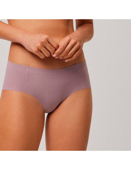 braga midi de ysabel mora corte láser de mujer en lila