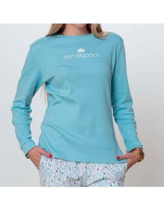 pijama de mujer en algodón de invierno de la marca don algodón modelo Janín 2