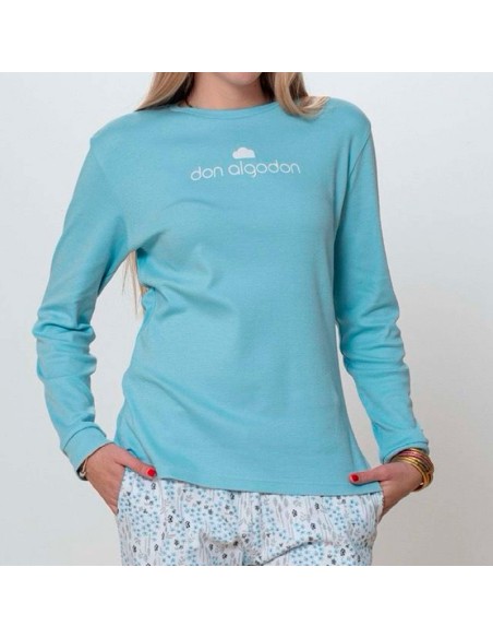 pijama don algodón de mujer modelo Janín