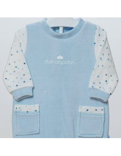 pele de invierno para bebe niño en terciopelo modelo celeste de don algodón 2