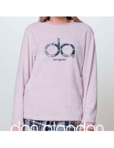 pijama de mujer don algodón en coralina modelo Rosi 2