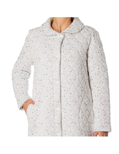bata de mujer leniss acolchada cálida para invierno modelo Josefa