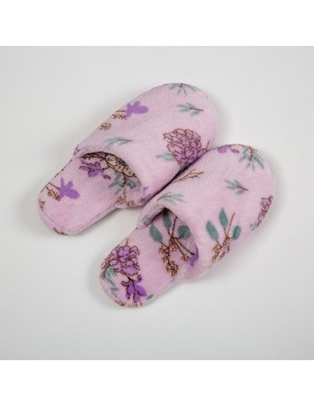 zapatillas de casa para mujer de muslher modelo lilas salvajes