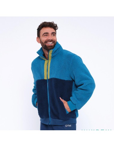 bata corta de hombre con cremallera modelo sparrow de muydemi