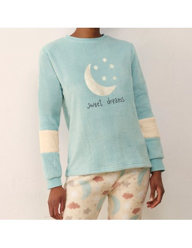 pijama modelo luna de mujer en coralina de promise