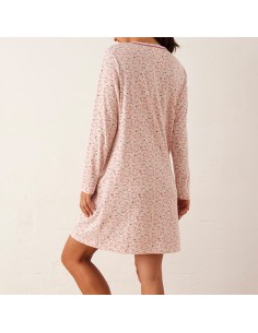 Camisón de mujer en algodón de invierno promise modelo delicias 2