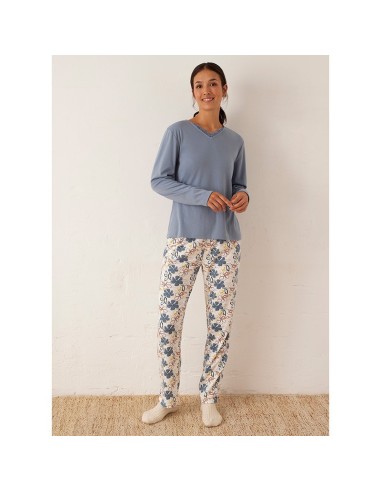 pijama de mujer en algodón de invierno modelo Sofía de promise