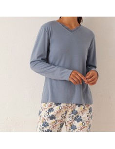 pijama de mujer en algodón de invierno modelo Sofía de promise 2