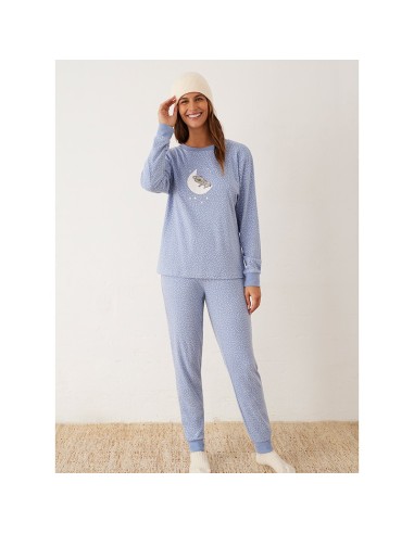 pijama para mujer en algodón fino de promise modelo koala