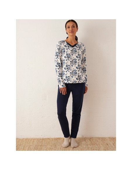 pijama de mujer en algodón fino modelo promesa de promise